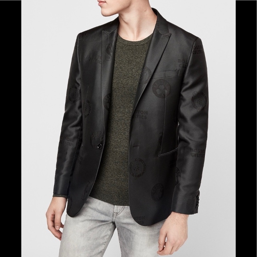 Express Boston Celtics NBA Tuxedo Jacket